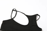 Hollow Out Bodysuit Asymmetrical One-pieces Body Feminino Low Cut Lingerie Sexy Tops Women Rave Outfit Bustier Lenceria Femenina