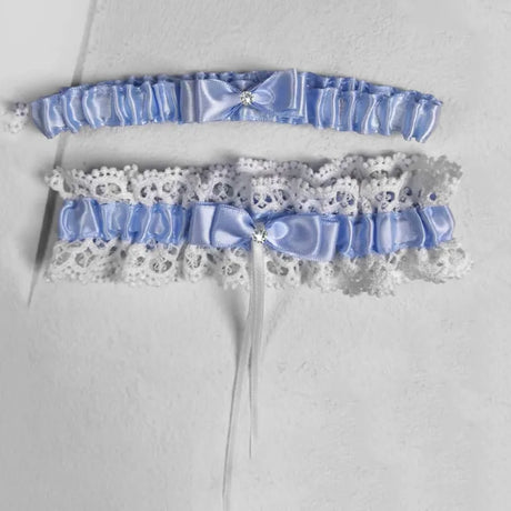 Women Lace Bow Silky Smooth Satin Elastic Thigh Strap Garter Belt Sexy Thigh Bands Party Bride Leg Garter Cosplay Tea Time