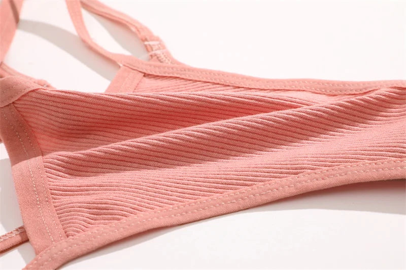 1PCS Women Sexy Cotton Panties Two Belts Hollow Out G-String Thongs Breathable Underwear for Female Solid Color Lingerie S-XL