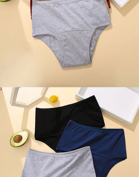 1Pcs Sexy Leak Proof Menstrual Panties Physiological Pants High Waist Women Underwear Period Comfortable Waterproof Briefs