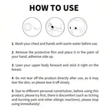 Tornova Solid State Rubber Nipple Patch Invisible and Traceless Solid Chest Patch Women's Sexy Breast Patch Nipple Decoration