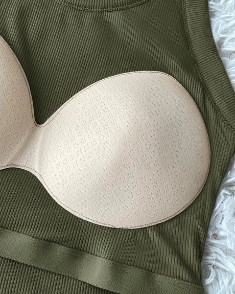 2026 New Spring Summer Women Built in Bra Tank Tops Round Neck Sleeveless Casual Tops Female Racerback Ribbed Fitted Tank Tops