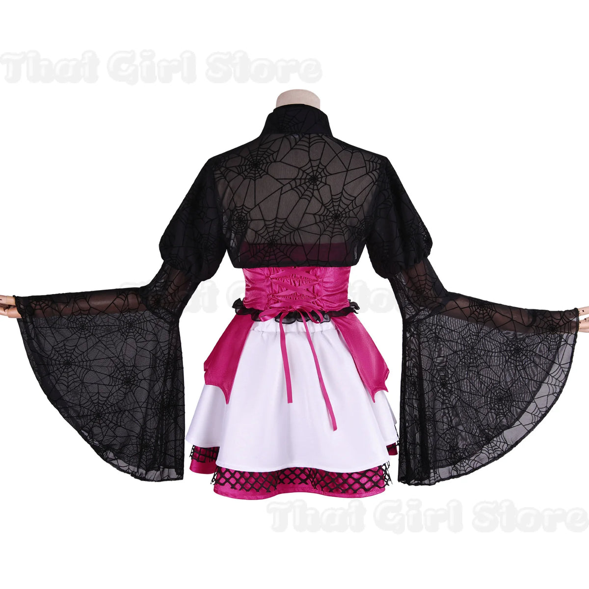 Women's Corset Dress Draculaura Cosplay Costume Women Sexy Corset Lolita Short Dress Suit Gothic Punk Dress Halloween Clothes