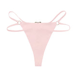 Iron Ring Sexy Women G String Briefs Ice Silk Panties Girls Underwear Thong Underpants Seamless Lingerie Plus Size S-XL