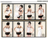 WSHKING Overbust Corset With Bra Korset Woman Strapless Bustier Top Mesh Women Lingerie Black White Sexy Lingerie