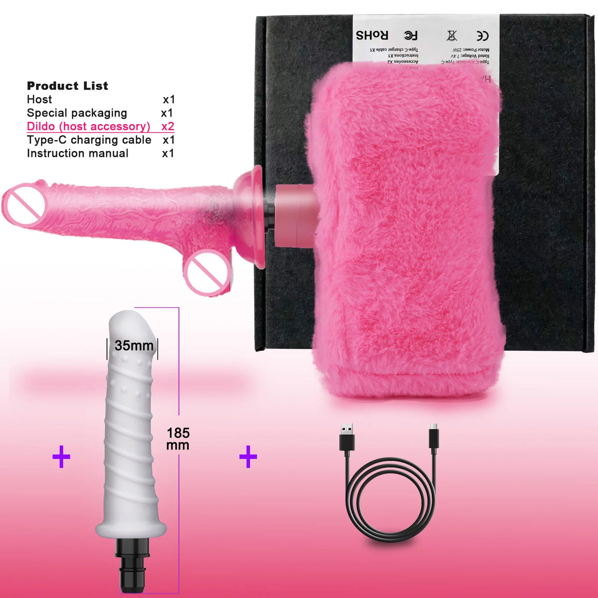 Leg Clamp Automatic Telescopic Sex Machine Plush ski sensation Female Sex Toy Masturbation Sex Machin  For men and Women