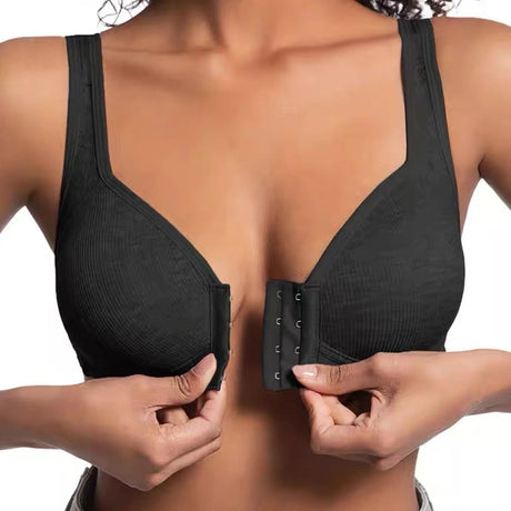 Hot Sale Women's Front Closure Bra Comfort Push Up Sleep Bras Women's Front Closure Bra Lightweight Comfort Bras