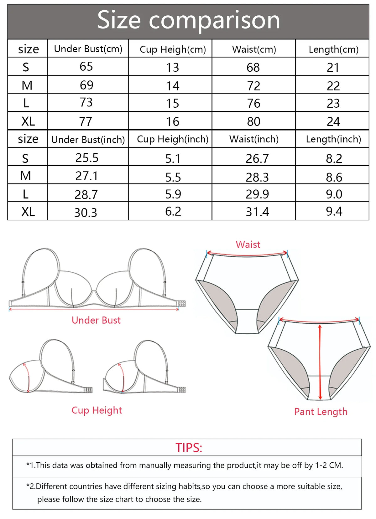Fashion Stripes Style Lace Lingerie Set Ultra-Thin Red Lace Bra & Thong Sexy Ultra-Thin Underwear Set Ideal Gift for Her MR2864