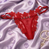 Customized Name Thong Panties with Rhinestone Letters Custom Thongs Personalized Thongs Sexy G-String Tanga Bikini Jewelry Gift