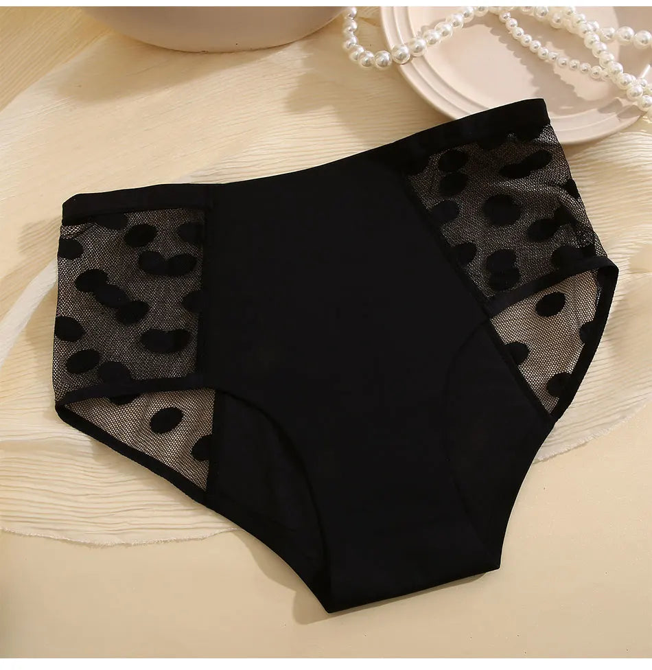 Physiological Underpants Sexy Lace Leak-proof Menstrual Three layer leak proof Sanitary Stretch Underwear Menstruation Briefs