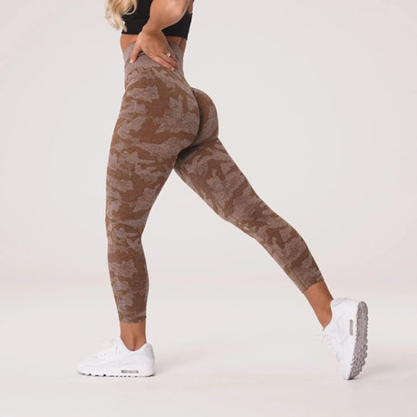 Scrunch Butt Sports Leggings Booty Fitness Tights Gym Leggings Sportswear Camo Seamless Leggings Women High Waist Yoga Pants