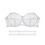 Mesh Thin Lace Transparent Bra Close-fitting Shockproof Seamless Invisible Bra Anti-sagging Lingerie Push Up Underwear Wedding