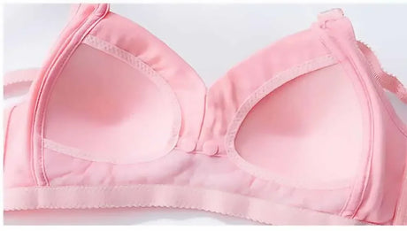 Originality Front Button Brassiere Type Solid Color Pregnancy Lactation Lingerie Skin Friendly Comfort Breathable Plus Size Bra