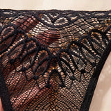 2024 New Sexy Solid Color Lace Metal Chain Thong Hot Low Waist Transparent Erotic Panties Women's Underwear Crotchless G-String