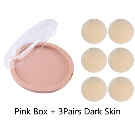 Invisible Nipple Cover Reusable Cover Ups Adhesive Silicone Nipple Pasties For Women Breast Petals Chest Stickers Sticky Bra Pad