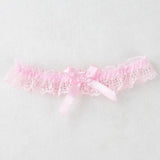 Women Sexy Lingerie Lace Floral Garter Belt Bowknot Leg Loop Wedding Garters Bridal Cosplay Fashion Stocking Ring For Ladies