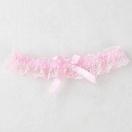 Women Sexy Lingerie Lace Floral Garter Belt Bowknot Leg Loop Wedding Garters Bridal Cosplay Fashion Stocking Ring For Ladies