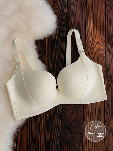 Smooth Nursing Bra Prevents Sagging Gathers Support Womans Brassiere Three-row Hooks Postpartum Use All Stages Ladies' Bra Daily