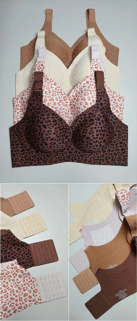 Jelly Bras for Women Non Wired Seamless Gel Plus Size Push Up Bras
