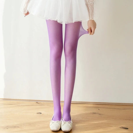 Women's Sexy Transparent Silk Stockings Disposable Breathable Sheer Tights Summer Ultra Thin Sock Colorful Anti-hooked Pantyhose