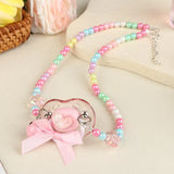 【Beautiful】Sweet Beads Chain Pacifier Gag Collar Couple Toy Soft Silicone High-end Adult Pacifier Creating An Exclusive Luxury