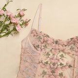 Porn Suit Floral Lace Embroidery Bodysuit Women Sexy Lingerie Bandage See Through Deep V Backless Body Suit Exotic Underwear