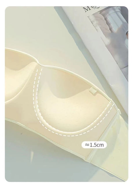 Big Breasts Underwear Sexy Lingerie S-Xl Plus Size Front Buckle Seamless One-piece Bra Cup Invisible Strapless Bra For Women