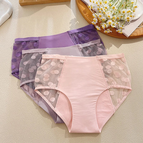 Physiological Underpants Sexy Lace Leak-proof Menstrual Three layer leak proof Sanitary Stretch Underwear Menstruation Briefs